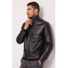 Giubbotto moto ecopelle
