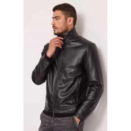 Giubbotto moto ecopelle